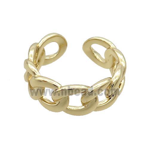 Copper Ring Gold Plated