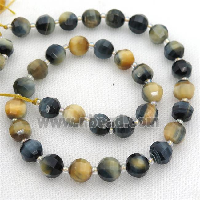 fancy Tiger eye stone lantern beads