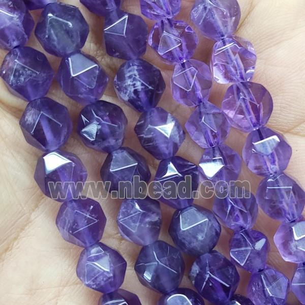 Amethyst Beads Round Cut