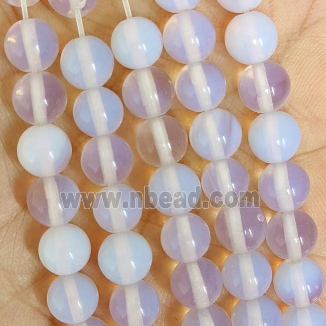 Pink Opalite Beads Round Smooth