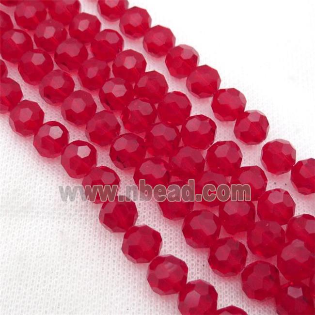 dpred Crystal Glass Beads, faceted round