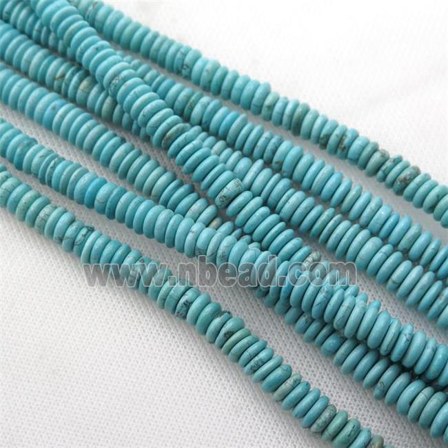 Magnesite Turquoise heishi beads