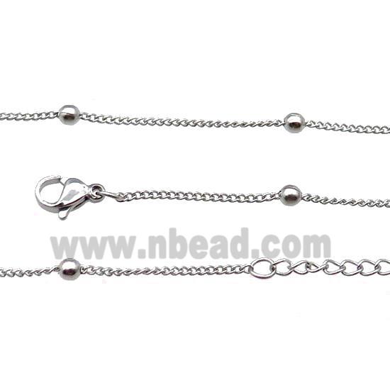 Raw Stainless Steel Necklace Chain