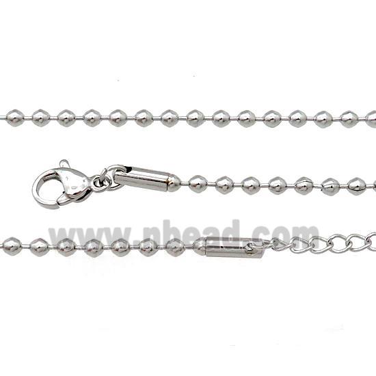 Raw Stainless Steel Necklace Chain