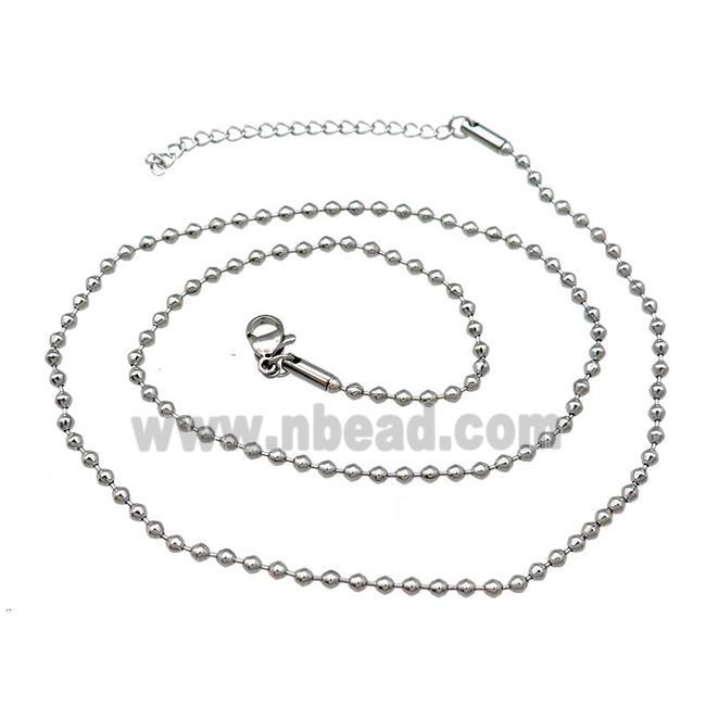 Raw Stainless Steel Necklace Chain