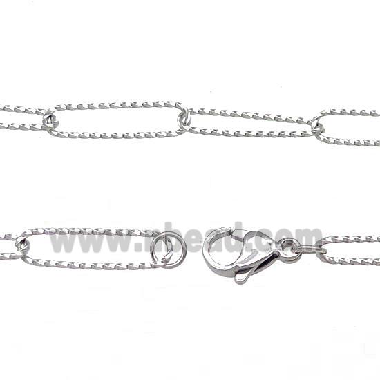 Raw Stainless Steel Necklace Chain