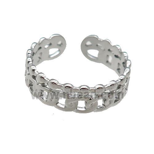 Raw Stainless Steel Ring