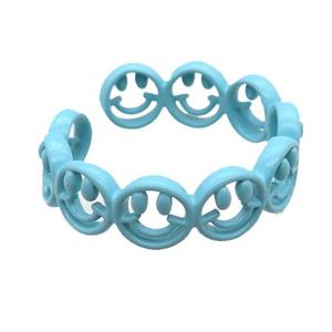 copper rings with lacquered, approx 6mm, 18mm dia