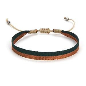 Handmade braid Bracelet, adjustable, approx 6mm, 16-24cm length