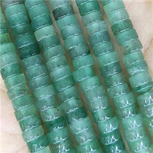 Green Aventurine Heishi Beads, approx 3x6mm