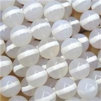 round white Tibetan Agate Beads, line, approx 6mm dia