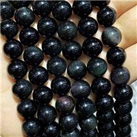 Natural Rainbow Obsidian Beads Smooth Round, approx 10mm dia