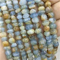 Natural Blue Calcite Beads Chips Freeform, approx 6-9mm