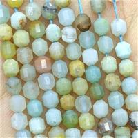 Natural Chinese Amazonite Prism Beads, approx 4mm