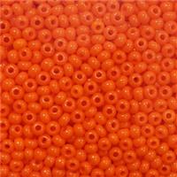 Orange Glass Seed Beads Rondelle A-Grade, approx 2mm, 3500pcs