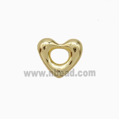 Copper Heart Pendant Gold Plated
