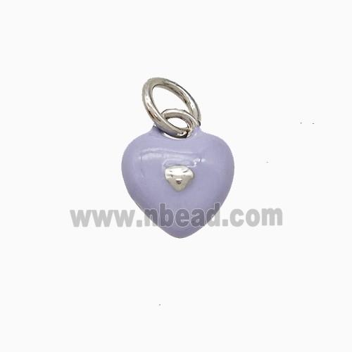 Enamel Copper Pendant, Gold Plated