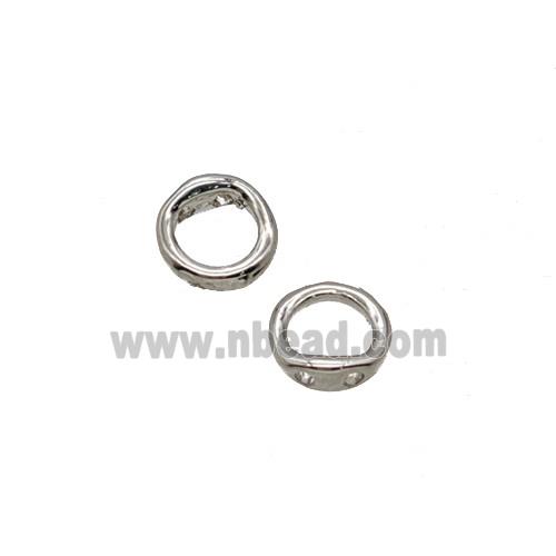 Copper Beads Platinum Plated