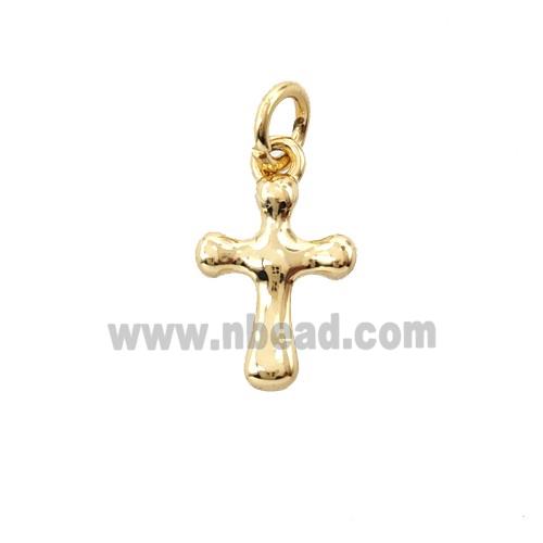 Copper Cross Pendant Gold Plated
