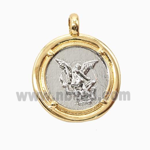 Copper Pendant, Gold Plated