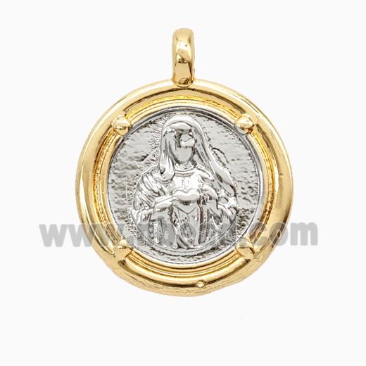 Copper Pendant, Gold Plated