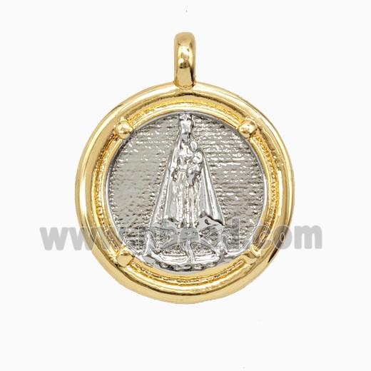 Copper Pendant, Gold Plated