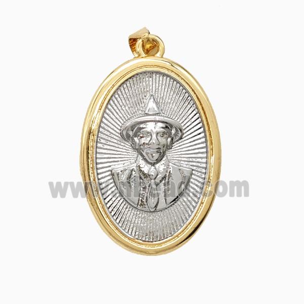 Copper Pendant, Gold Plated