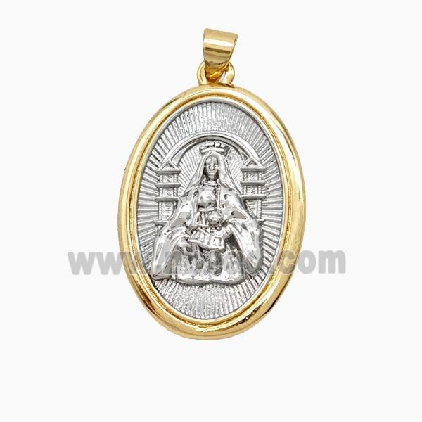 Copper Pendant, Gold Plated