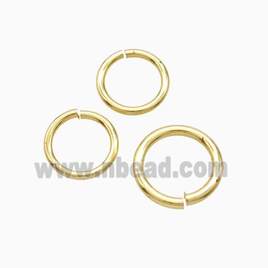 Copper Bead, gold plated