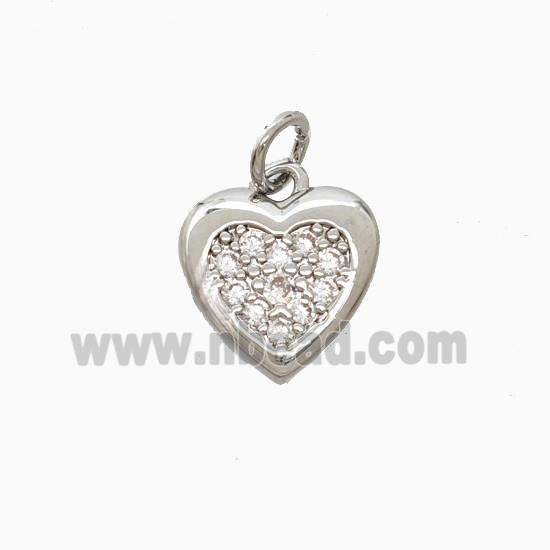 Copper Pendant Pave Zircon, Gold Plated