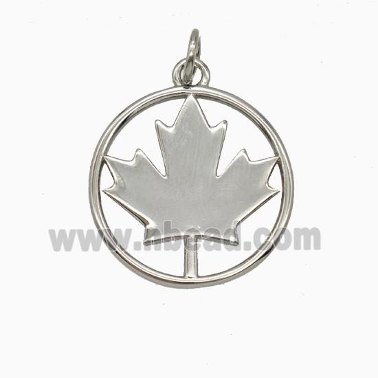 Copper Pendant Pave Zircon, Gold Plated