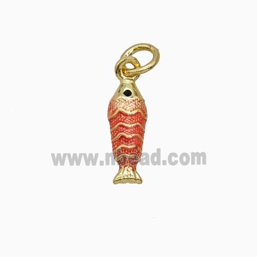 Copper Pendant Pave Zircon, Gold Plated