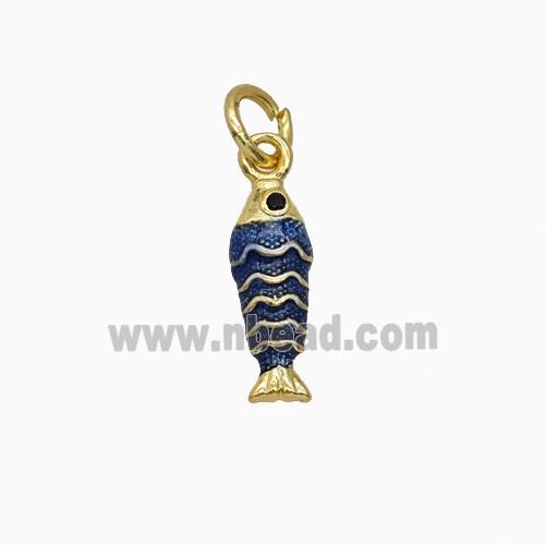 Copper Pendant Pave Zircon, Gold Plated