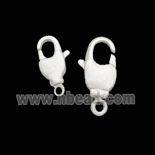 Copper Lobster Clasp Shiny Silver