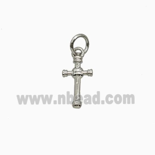 Copper Pendant, Platinum Plated