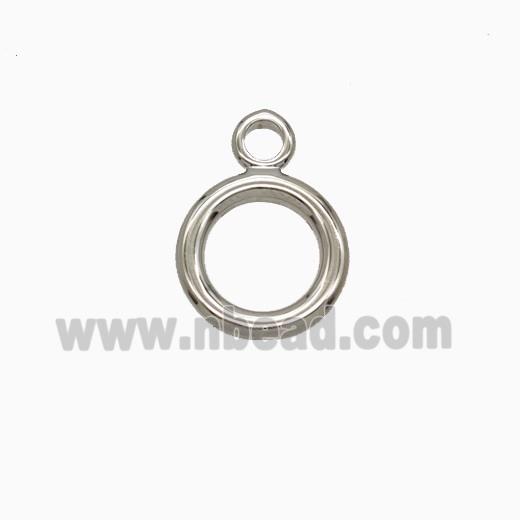 Copper Pendant, Platinum Plated