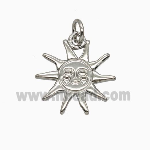 Copper Pendant, Platinum Plated