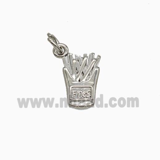 Copper Pendant, Platinum Plated