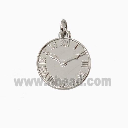 Copper Pendant, Platinum Plated