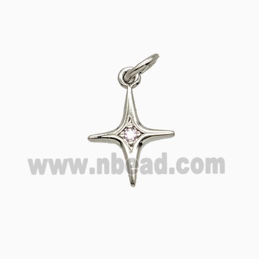 Copper Pendant, Platinum Plated