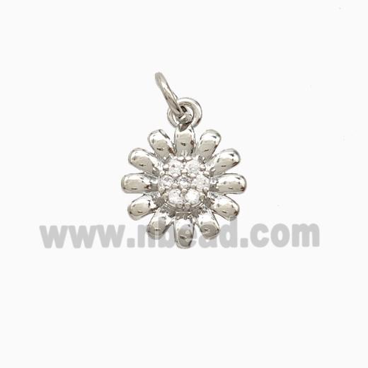 Copper Pendant, Platinum Plated