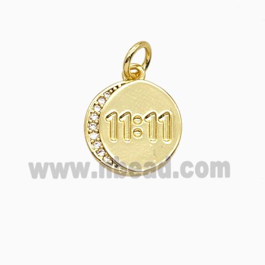 Copper Pendant, Platinum Plated