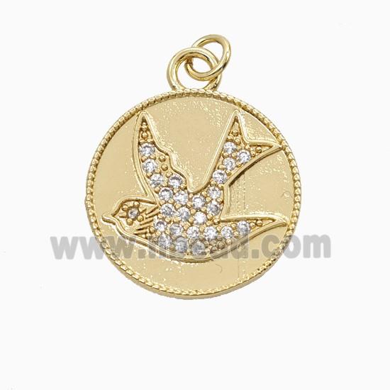 Copper Pendant, Platinum Plated