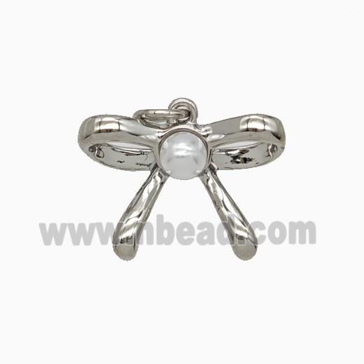 Copper Pendant, Platinum Plated