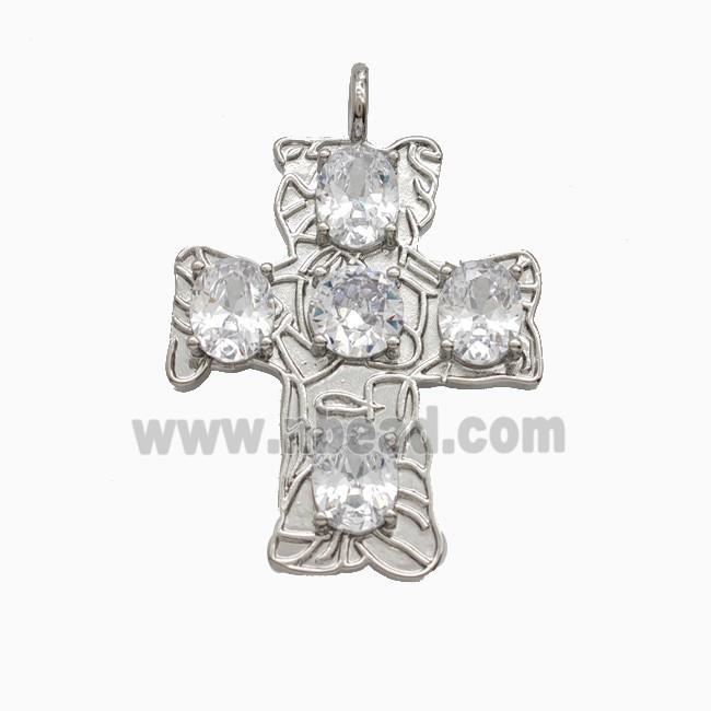 Copper Pendant, Platinum Plated