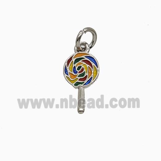 Copper Pendant, Platinum Plated