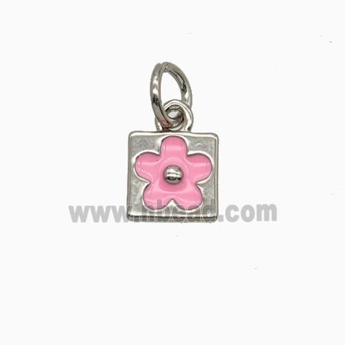 Copper Pendant, Platinum Plated