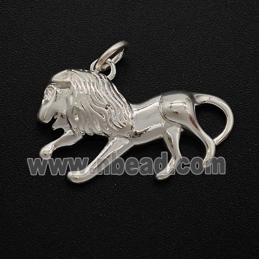 Copper Pendant Pave Zircon, Gold Plated
