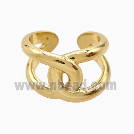 Copper Rings 18K Gold Plated