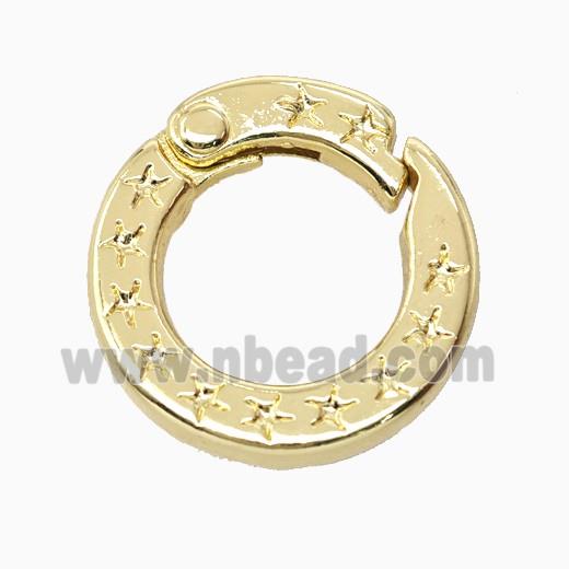 Copper Clasp, Gold Plated